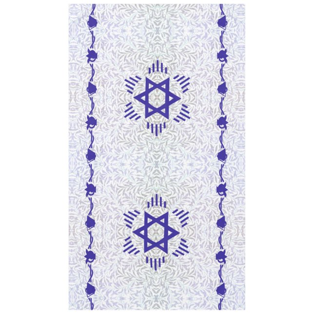 Magen David ~ Bell and Pomegranate Tablecloth (Front)