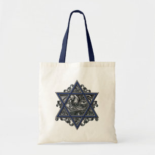 Magen David Silver Tote Bag