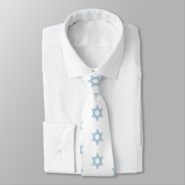 Magen David Tie (Tied)
