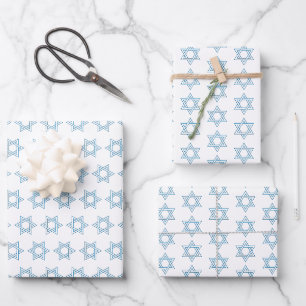 Magen David Wrapping Paper Sheet