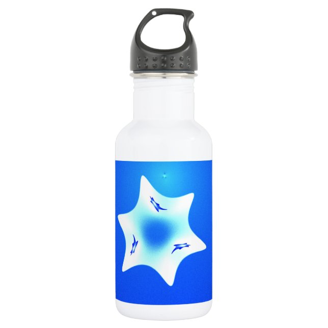 Magen Lavan (White Star) 532 Ml Water Bottle (Front)