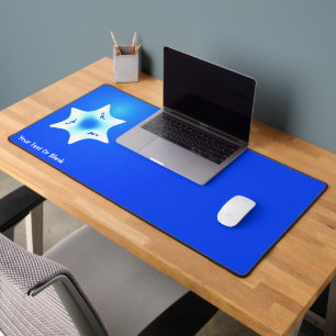 Magen Lavan (White Star) Desk Mat