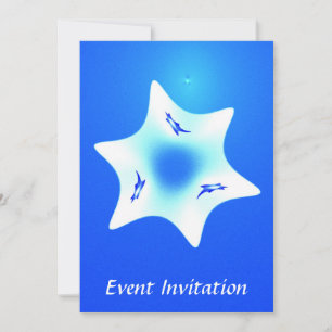 Magen Lavan (White Star) Invitation