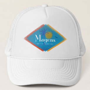 Magens Bay Mid Century Retro USVI St. Thomas Trucker Hat