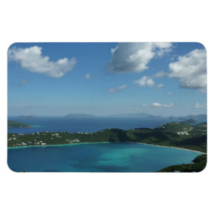 Magens Bay, St. Thomas Beautiful Island Scene Magnet