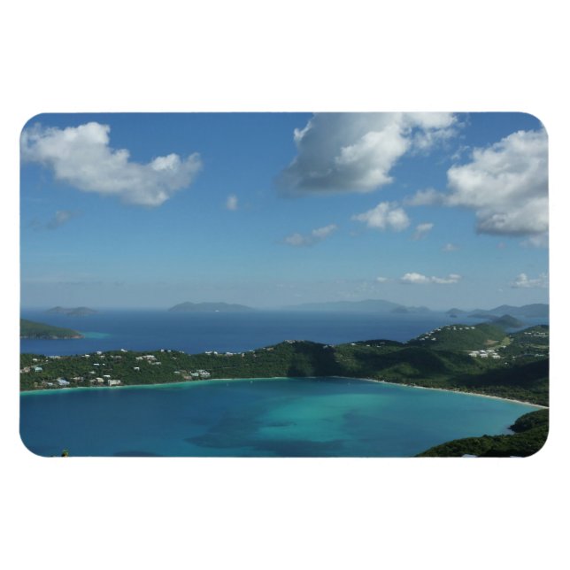 Magens Bay, St. Thomas Beautiful Island Scene Magnet (Horizontal)