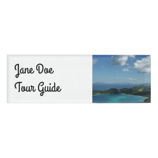 Magens Bay, St. Thomas Beautiful Island Scene Name Tag