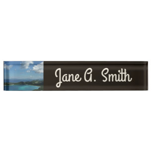Magens Bay, St. Thomas Beautiful Island Scene Nameplate
