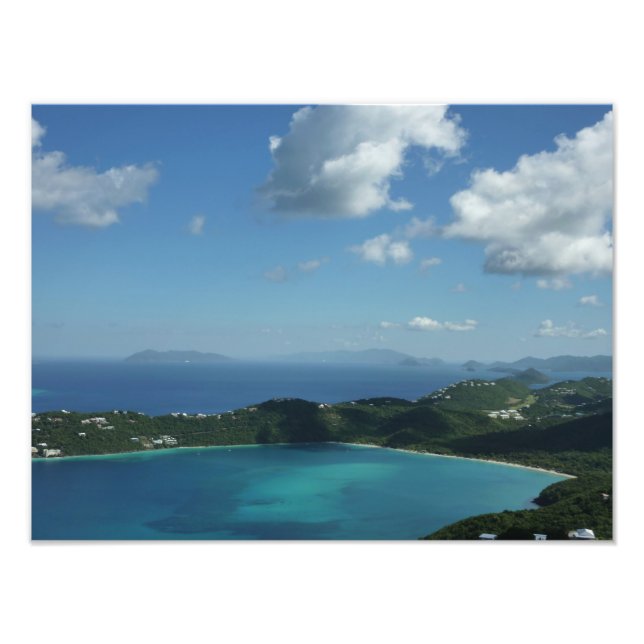 Magens Bay, St. Thomas Beautiful Island Scene Photo Print (Front)