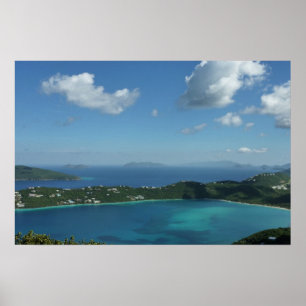 Magens Bay, St. Thomas Beautiful Island Scene Poster