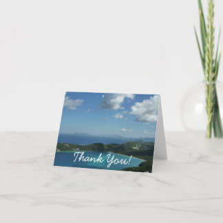 Magens Bay, St. Thomas Beautiful Island Scene Thank You Card
