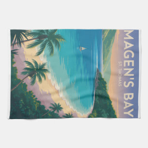 Magen's Bay, St. Thomas Tea Towel