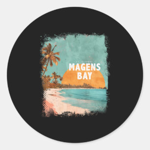 Magens Y St Thomas Virgin Islands Vacation Tril Be Classic Round Sticker