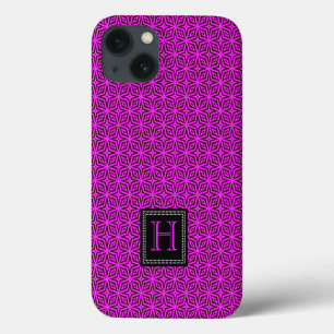Magenta Abstract All Over Print iPhone 13 Case