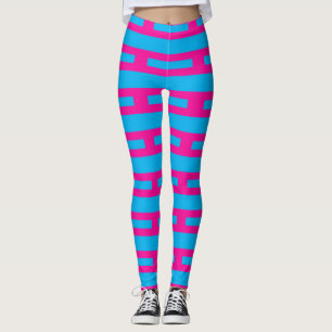 Magenta All-Over-Print Leggings