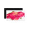 Magenta and Gold Splatter Business card