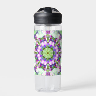 Magenta and Green Mandala Water Bottle