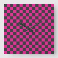 Magenta and smoke checkerboard pattern