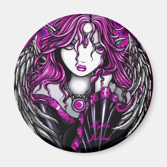 Magenta Angel Magnet (Front)