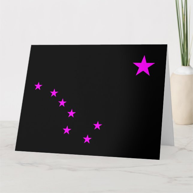 Magenta Big Dipper Card (Front)