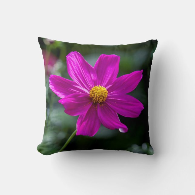 Magenta Bliss Throw Pillows, Home Decor, Cushion (Front)