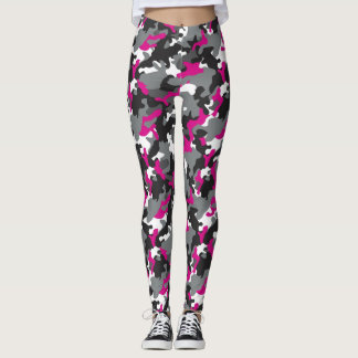 Magenta Camo Leggings