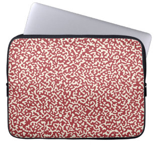 Magenta Composition Notebook Classic Pattern Laptop Sleeve
