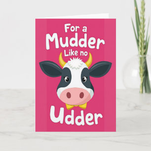 Magenta Cow Sweet Mothers Day Card