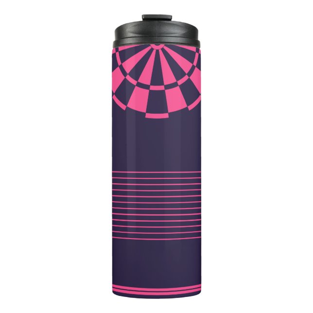magenta dart thermal tumbler (Front)