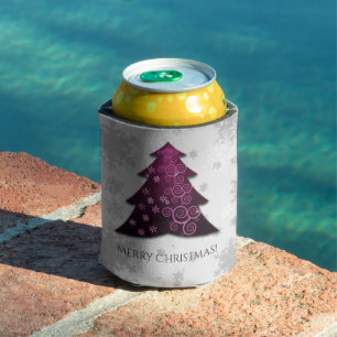 Magenta Festive Christmas Tree Cooler