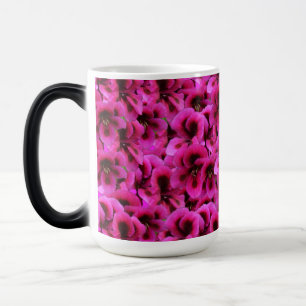 Magenta Geranium Flower Magic Morph Coffee Mug