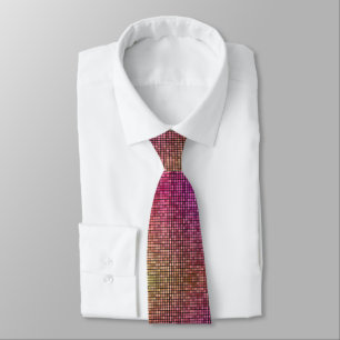 Magenta Gold-Brown Ties Fashionable Wedding Ties