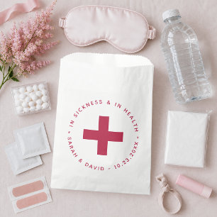 Magenta Hangover Kit In Sickness and in Health Favour Bags