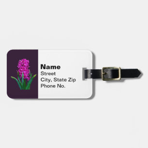 Magenta Hyacinth Luggage Tag