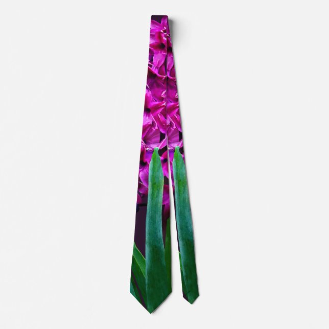 Magenta Hyacinth Tie (Front)
