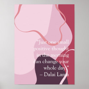 magenta inspirational abstract background poster