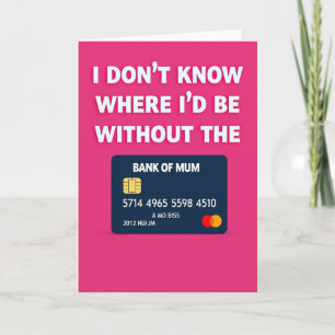 Magenta Iou Mothers Day Card