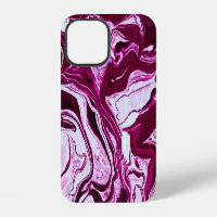 Magenta Marble Texture: Abstract Fluid Art