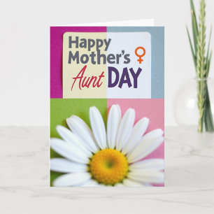 Magenta Mothers Day Aunt Card