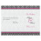 Magenta Pink Black Damask Wedding Program