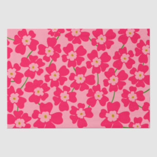 Magenta Pink Fantasy Flower Power  Tissue Paper