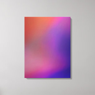 Magenta Pink Orange Purple & Red Abstract Canvas Print