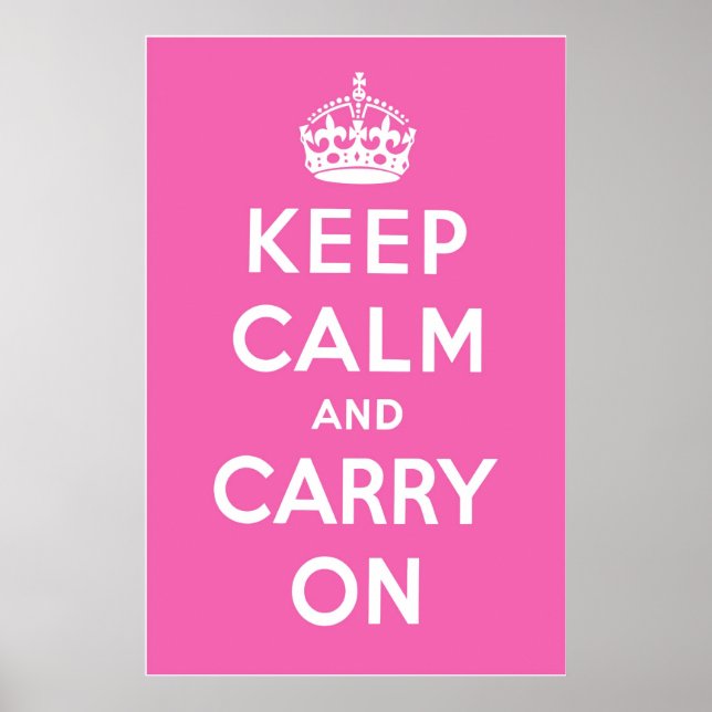 Magenta Pink Poster (Front)