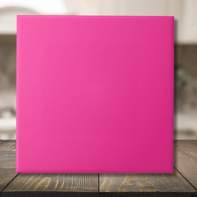 Magenta Pink Solid Colour | Classic Elegant Tile (Creator Uploaded)