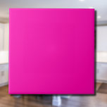 Magenta Pink Solid Colour | Classic Elegant Tile<br><div class="desc">Magenta Pink Solid Colour | Classic | Elegant | Trendy | Stylish | Gift</div>