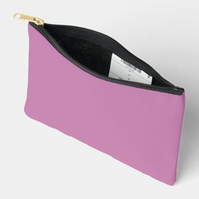 Magenta Pink Spring Season Solid Colour Accessory Pouch (Open)