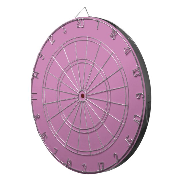 Magenta Pink Spring Season Solid Colour Dartboard (Front Right)