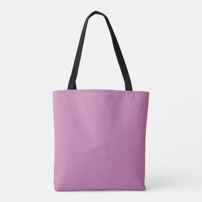 Magenta Pink Spring Season Solid Colour Tote Bag (Back)