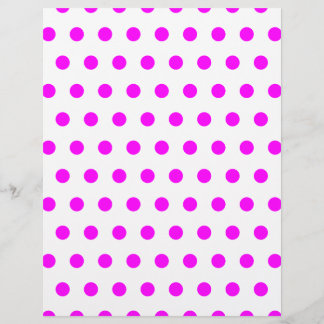 Magenta Polka Dots Flyer