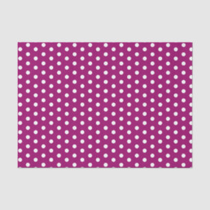 Magenta Polka Dots Tissue Paper